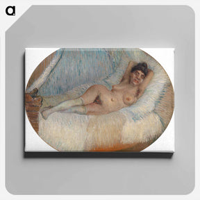 アートパネル-Reclining Nude - フィンセント ファン ゴッホ Canvas.