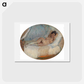 アートポストカード-Reclining Nude - フィンセント ファン ゴッホ Postcard.