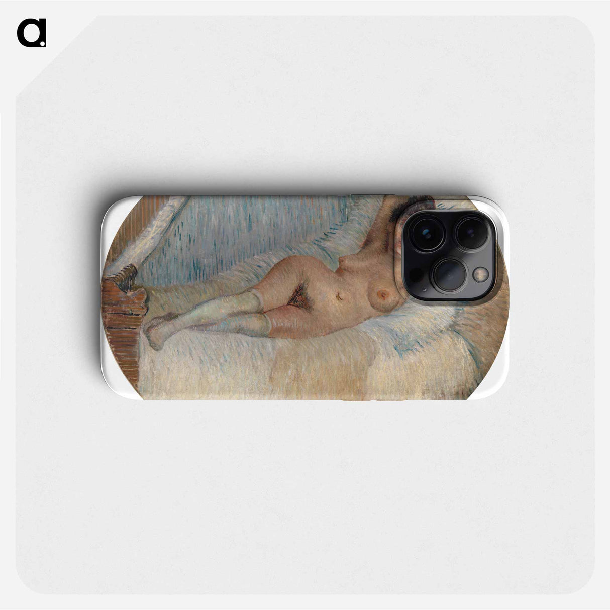 Reclining Nude - フィンセント ファン ゴッホ Phone Case.