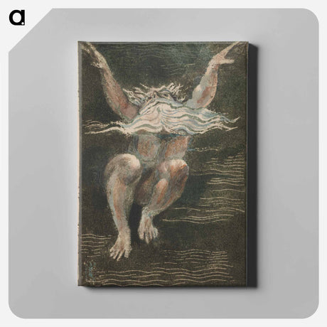 アートパネル-The First Book of Urizen, Plate 7 (Bentley 12) - ウィリアム ブレイク Canvas.