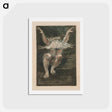 アートポストカード-The First Book of Urizen, Plate 7 (Bentley 12) - ウィリアム ブレイク Postcard.