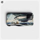 A Good Pool, Saguenay River - ウィンスロー ホーマー Phone Case.