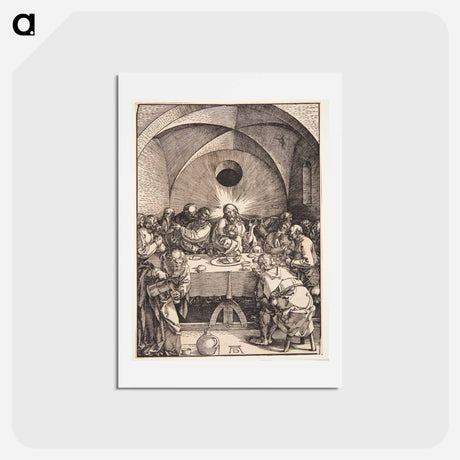 アートポストカード-The Last Supper - アルブレヒト デューラー Postcard.