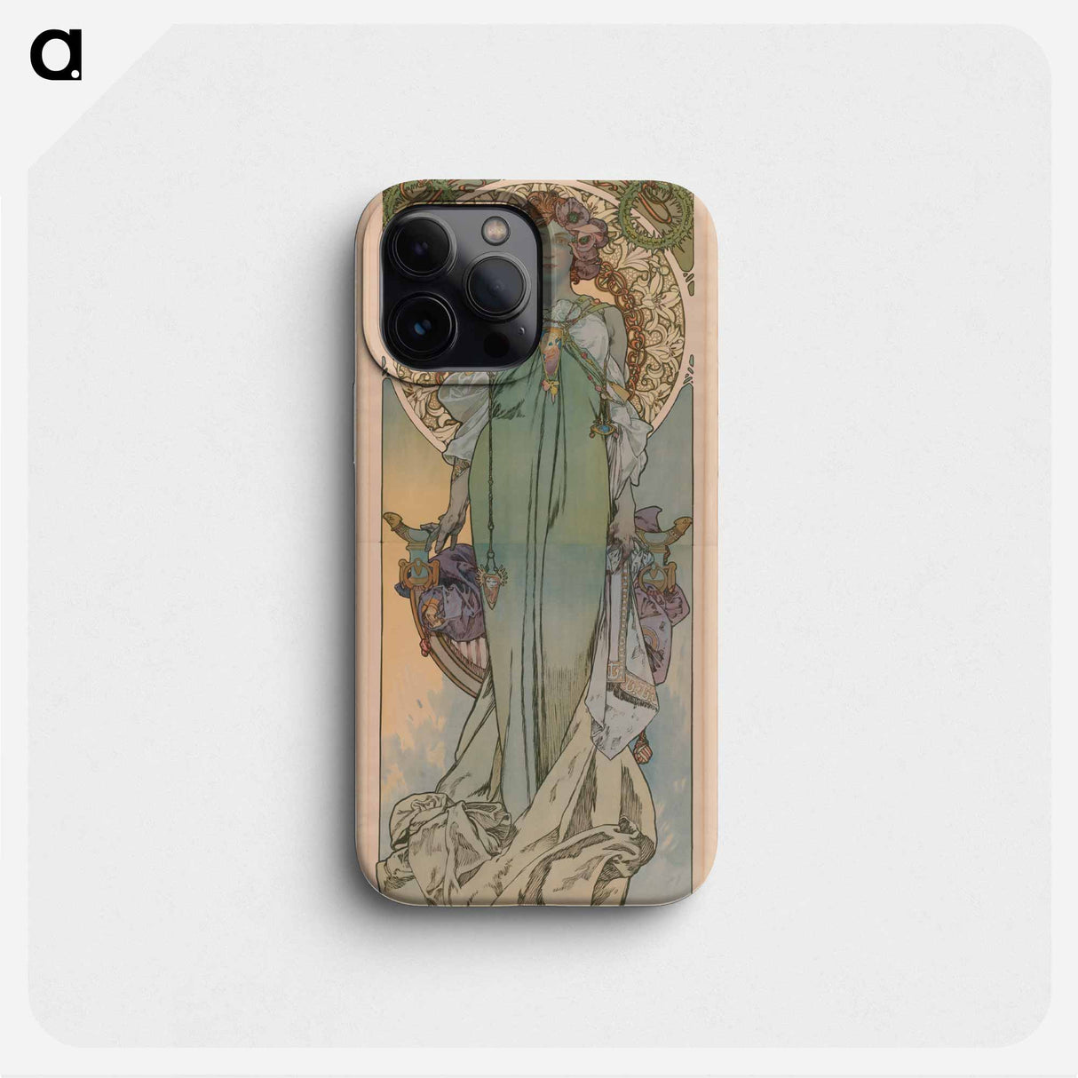 Leslie Carter - Alphonse Mucha Phone Case.