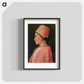 アートポスター-Portrait of Francesco Gonzaga - アンドレア マンテーニャ Poster.