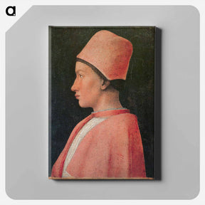 アートパネル-Portrait of Francesco Gonzaga - アンドレア マンテーニャ Canvas.