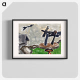 Landscape with Weather Vane - アーサー ダヴ Poster.