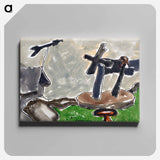 Landscape with Weather Vane - アーサー ダヴ Canvas.