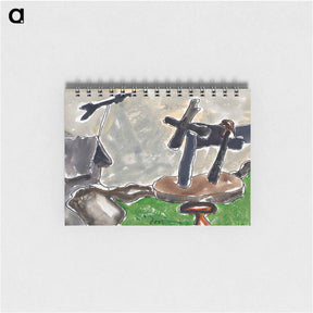 アートメモ帳-Landscape with Weather Vane - アーサー ダヴ Memo.