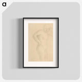 Young Nude Girl Kneeling - Auguste Rodin Poster.