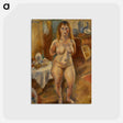 アートポストカード-Standing Nude in the Studio
 - バーンズ・コレクション Postcard.