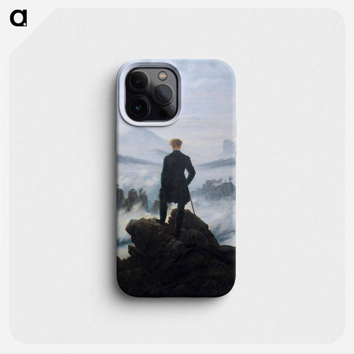 The Wanderer Above the Sea of Fog - カスパー ダーヴィト フリードリヒ Phone Case.