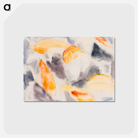 アートポストカード-Fish Series, No. 4 - チャールズ デムス Postcard.