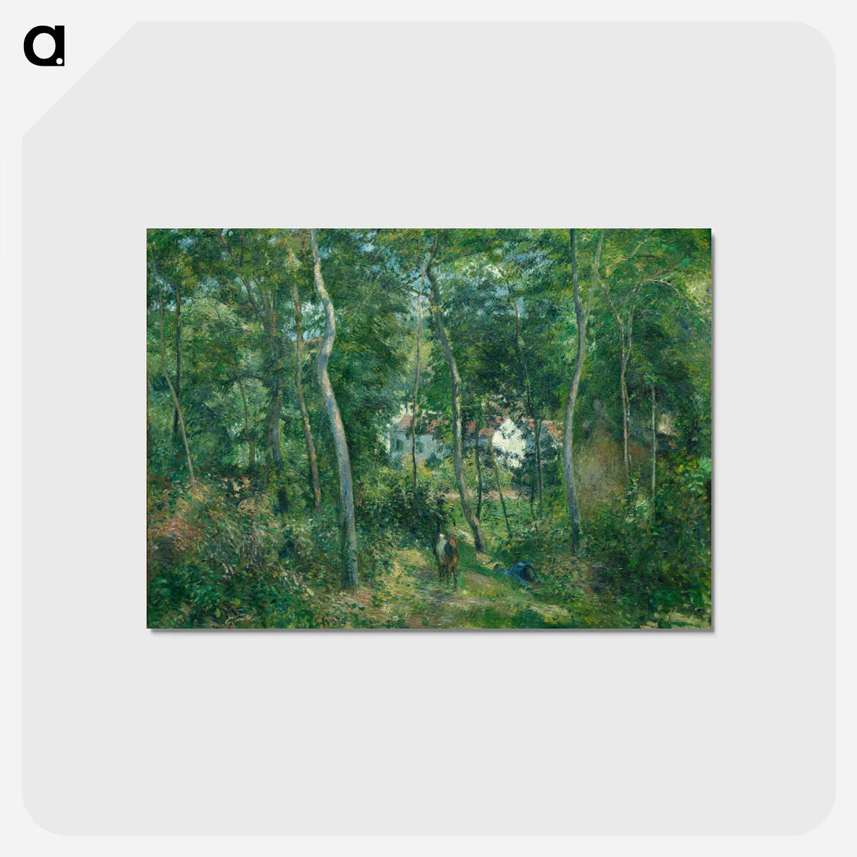 アートポストカード-Edge of the Woods Near L'Hermitage, Pontoise
 - クリーブランド美術館 Postcard.