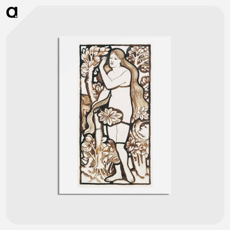 アートポストカード-Eve - エドワード バーン ジョーンズ Postcard.