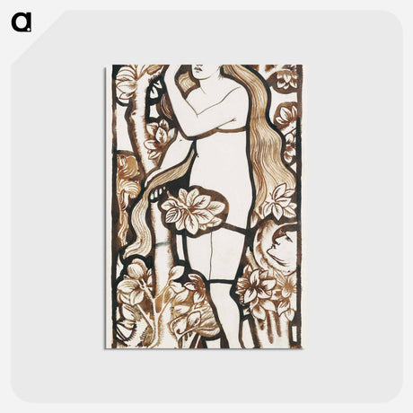 アートポストカード-Eve - エドワード バーン ジョーンズ Postcard.