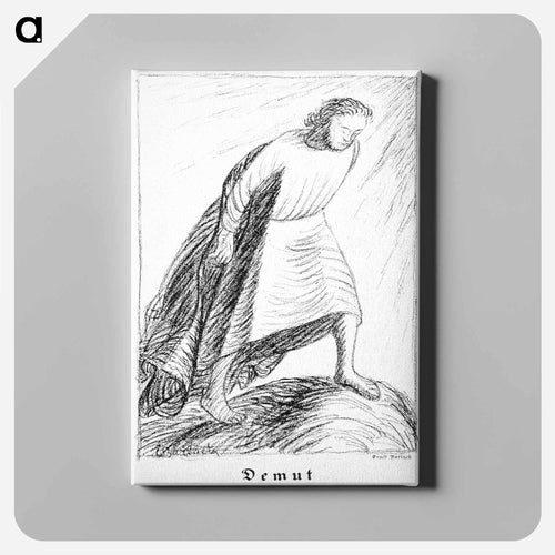 Humility - Ernst Heinrich Barlach Canvas.