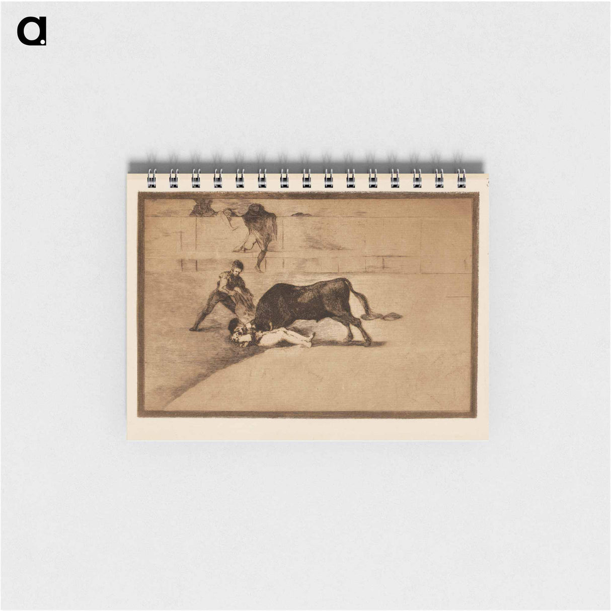 Pepe illon onneton kuolema madridin areenalla by Francisco Goya - Francisco de Goya Memo.