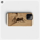 Pepe the lily on the beach in madrid areenalla by Francisco Goya - Francisco de Goya Phone Case.