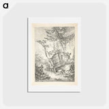 アートポストカード-The Laundress - フランソワ ブーシェ Postcard.