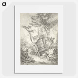 The Laundress - フランソワ ブーシェ Poster.