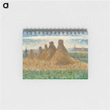 Haystacks - ジョルジュ スーラ Memo.