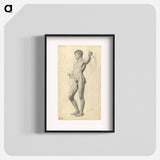 アートポスター-Male Academy Nude - グスタフ クリムト Poster.
