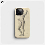 Male Academy Nude - グスタフ クリムト Phone Case.