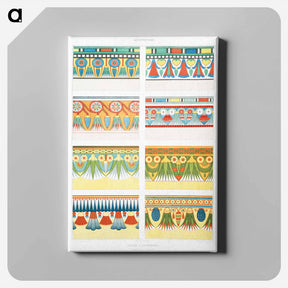 アートパネル-Flowery Friezes
 - エジプト美術史 Canvas.