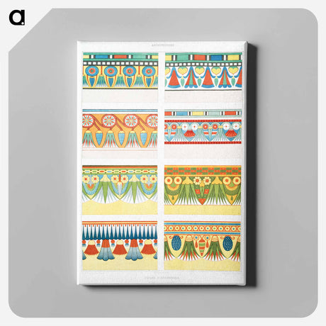 アートパネル-Flowery Friezes
 - エジプト美術史 Canvas.