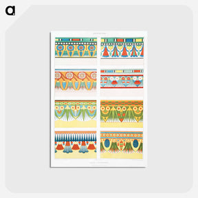 アートポストカード-Flowery Friezes
 - エジプト美術史 Postcard.