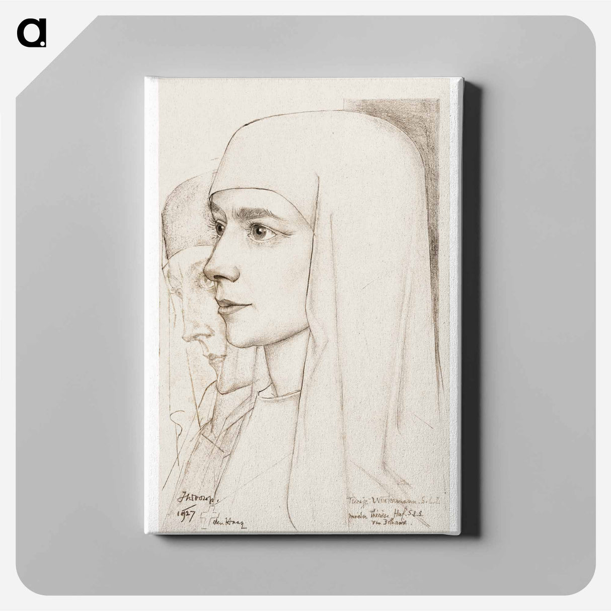 Portrait of Willy Timmerman - Jan Toorop Canvas.