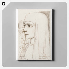 アートパネル-Portrait of Willy Timmerman - ヤン・トゥーロップ Canvas.