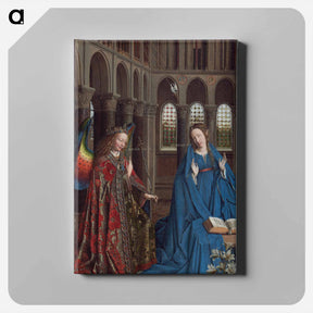 アートパネル-The Annunciation - ヤン ファン エイク Canvas.