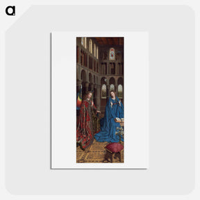 アートポストカード-The Annunciation - ヤン ファン エイク Postcard.