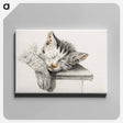 アートパネル-Sketch of a sleeping cat - ジャン ベルナール Canvas.