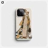 Hokusai’s Japanese woman - 葛飾 北斎 Phone Case.