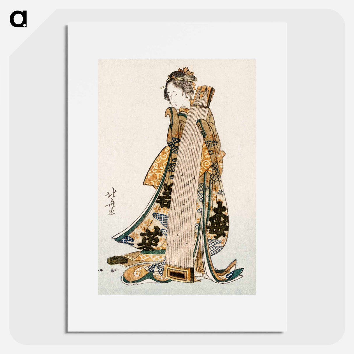 Hokusai’s Japanese woman - 葛飾 北斎 Poster.