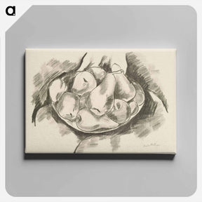 アートパネル-Dish of Apples and Pears - マースデン ハートリー Canvas.