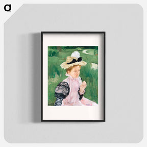 アートポスター-Portrait of a Young Girl - メアリー カサット Poster.