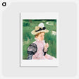アートポストカード-Portrait of a Young Girl - メアリー カサット Postcard.