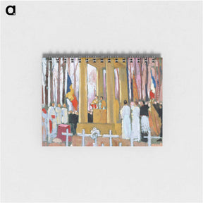 アートメモ帳-Mass in front of the tomb of Ernest Psichari - モーリス ドニ Memo.