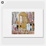 Mass in front of the tomb of Ernest Psichari - Maurice Denis Poster.