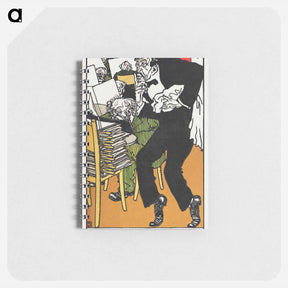 アートメモ帳-Vienesse Café: In the Reading Room - モリツ ユング Memo.