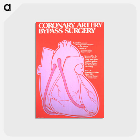 アートポストカード-Coronary Artery Bypass Surgery Poster
 - 国立医学図書館 Postcard.