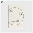 アートポストカード-Design for a Plate
 - ノリタケ工場 Postcard.