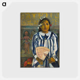 アートポストカード-Tehamana Has Many Parents or The Ancestors of Tehamana - ポール ゴーギャン Postcard.