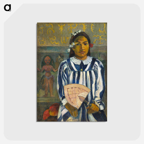 アートポストカード-Tehamana Has Many Parents or The Ancestors of Tehamana - ポール ゴーギャン Postcard.