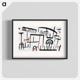 Animals in an Enclosure
 - パウル クレー Poster.