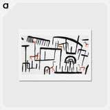 アートポストカード-Animals in an Enclosure
 - パウル クレー Postcard.